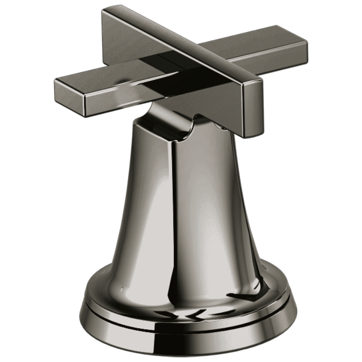 BRIZO Levoir Roman Tub Cross Handle Kit — Brilliance Black Onyx