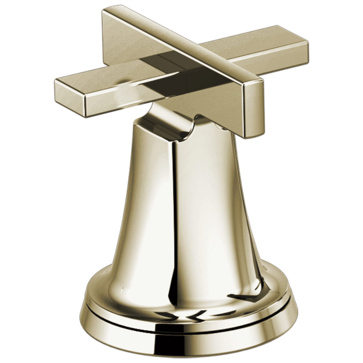 BRIZO Levoir Roman Tub Faucet Cross Handle Kit — Polished Nickel
