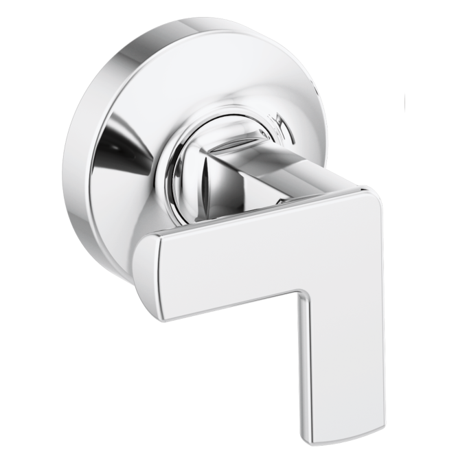 BRIZO Kintsu Two-Handle Wall Mount Tub Filler Cross Handle Kit — Chrome