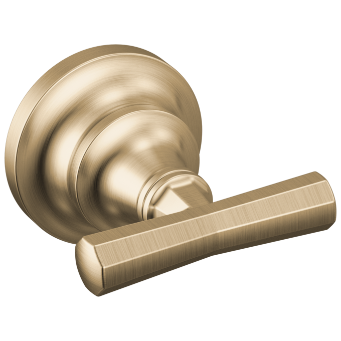 BRIZO Beauclere Two-Handle Wall Mount Tub Filler Cross Handle Kit — Luxe Gold