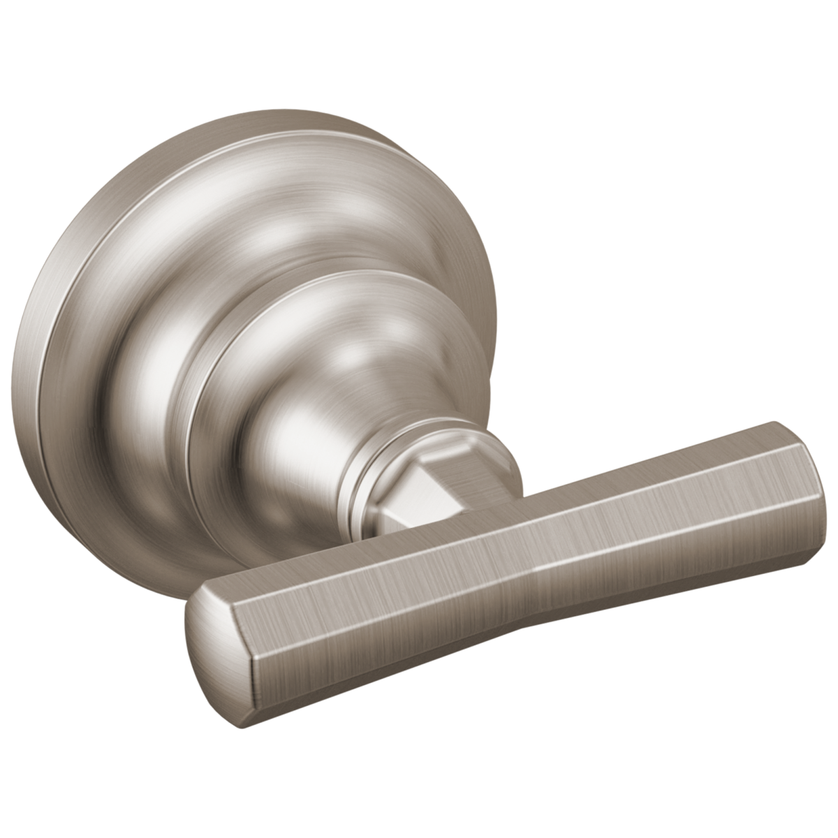 BRIZO Beauclere Two-Handle Wall Mount Tub Filler Cross Handle Kit — Luxe Nickel