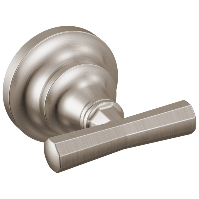 BRIZO Beauclere Two-Handle Wall Mount Tub Filler Cross Handle Kit — Luxe Nickel
