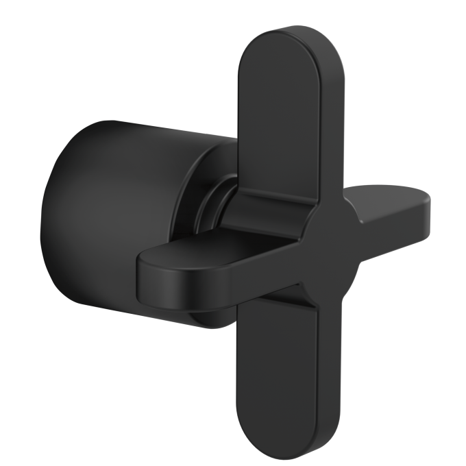 BRIZO Jason Wu for BRIZO 3 And 6 Function Diverter Trim Cross Handle Kit — Matte Black
