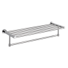 DELTA Lilah 24" Double Towel Shelf — Chrome