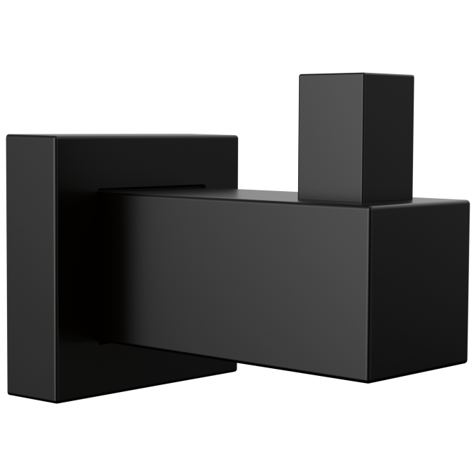 DELTA Velum Robe Hook — Matte Black
