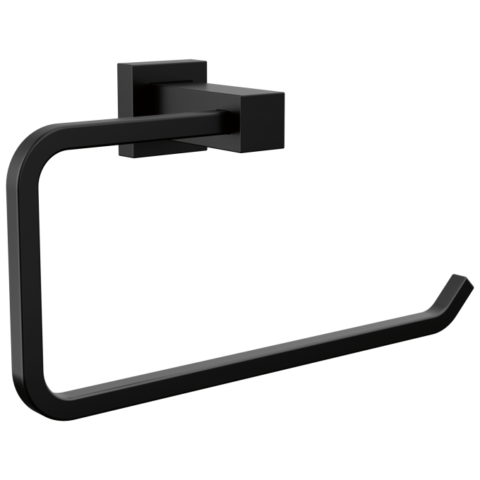 DELTA Velum Towel Ring — Matte Black