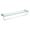 DELTA Kendari 24" Towel Bar with Glass Shelf — Chrome