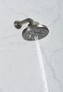 BRIZO Levoir 7 1/2" Shower Arm and Flange — Luxe Steel