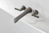 BRIZO Levoir Two-Handle Wall Mount Tub Filler Lever Handle Kit — Luxe Steel