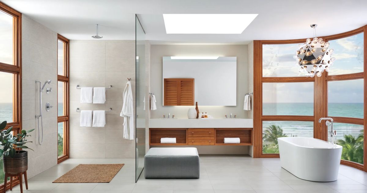 BRIZO Litze 18" Towel Bar — Chrome