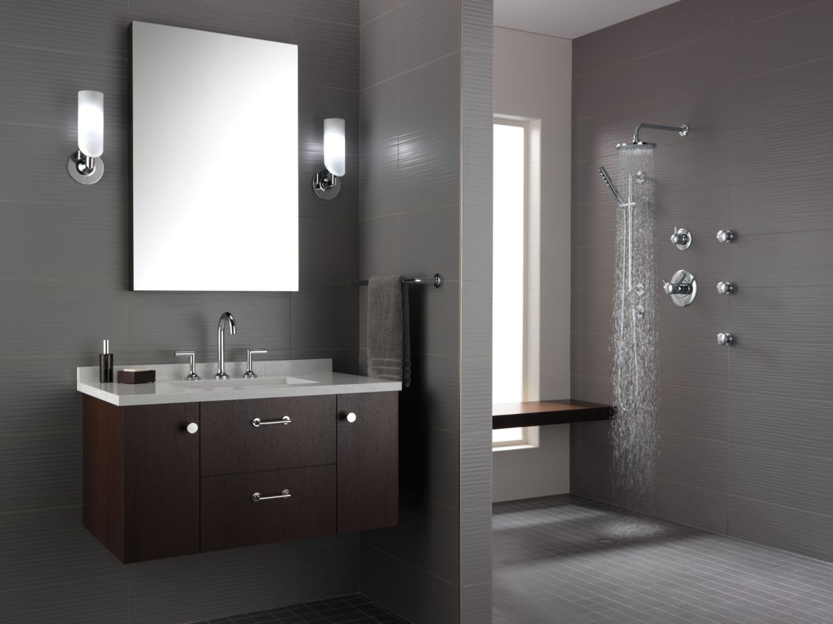 BRIZO Odin Widespread Lavatory Faucet - Less Handles — Chrome