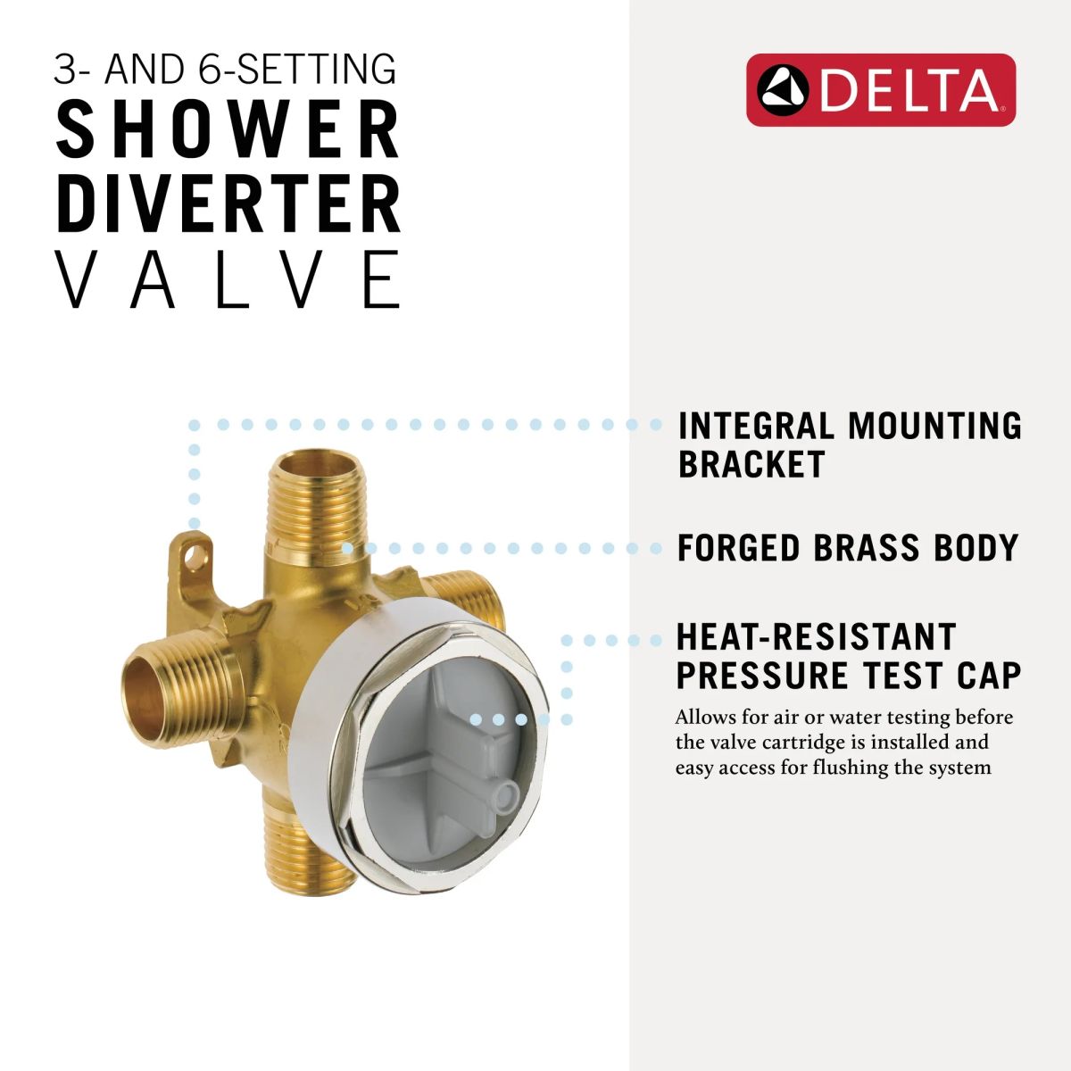 DELTA Other 3- and 6-Setting Diverter Rough — Not Applicable