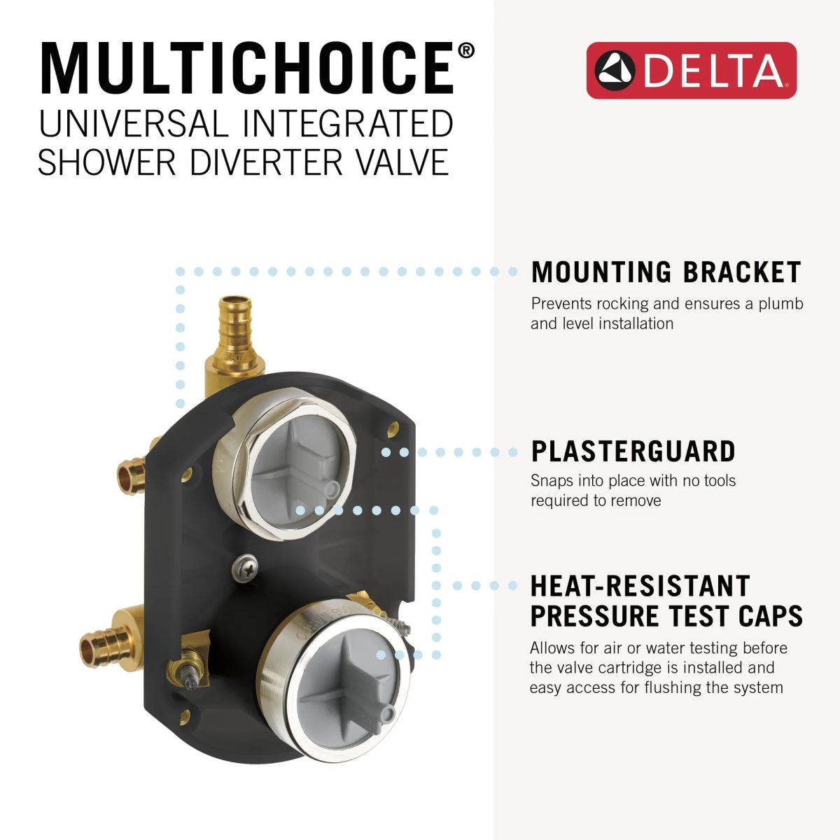 DELTA Other MultiChoice Universal with Integrated Diverter Rough — Not Applicable