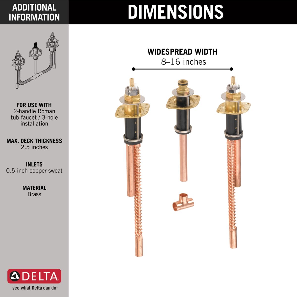 DELTA Other Two Handle Flexible Mount — Not Applicable