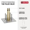 DELTA Trinsic Floor Mount Tub Filler - Rough — Not Applicable