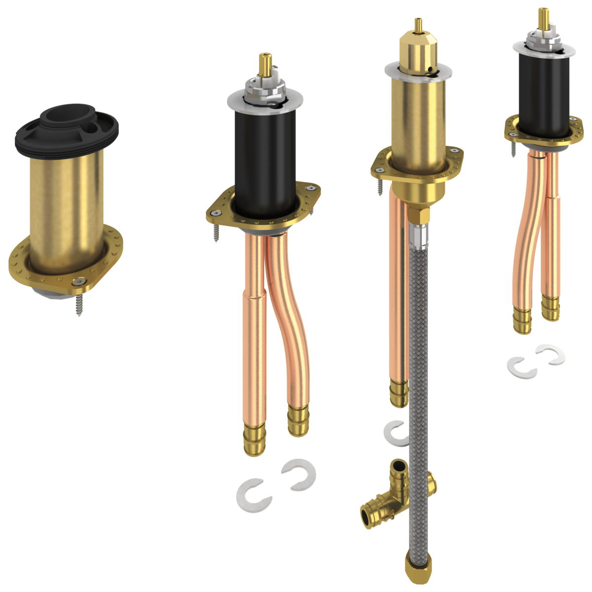 DELTA Classic Roman Tub with Hand Shower Rough with Hand Shower- PEX Cold Expansion — Not Applicable