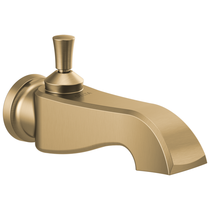 DELTA Dorval Pull-up Diverter Tub Spout — Champagne Bronze