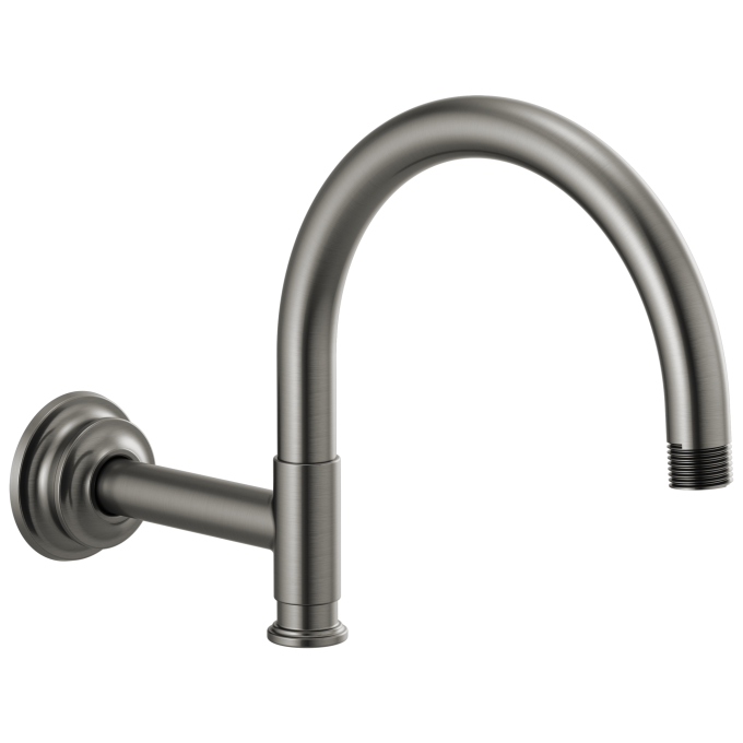 BRIZO Invari 12 1/8" Arc Shower Arm And Flange — Luxe Steel
