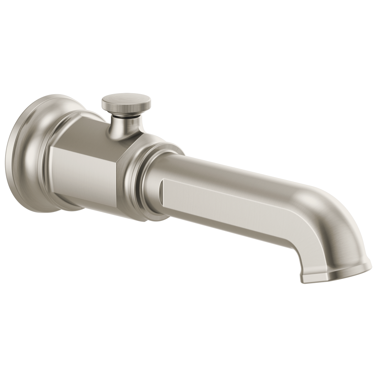 BRIZO Invari Diverter Tub Spout — Luxe Nickel