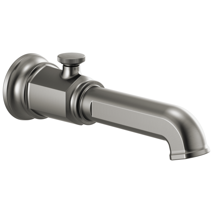 BRIZO Invari Diverter Tub Spout — Luxe Steel