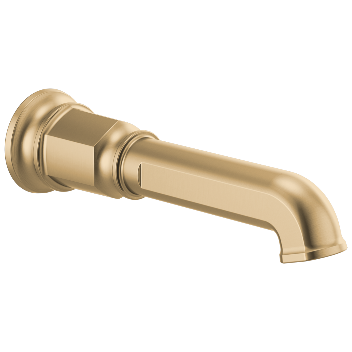BRIZO Invari Non-Diverter Tub Spout — Luxe Gold