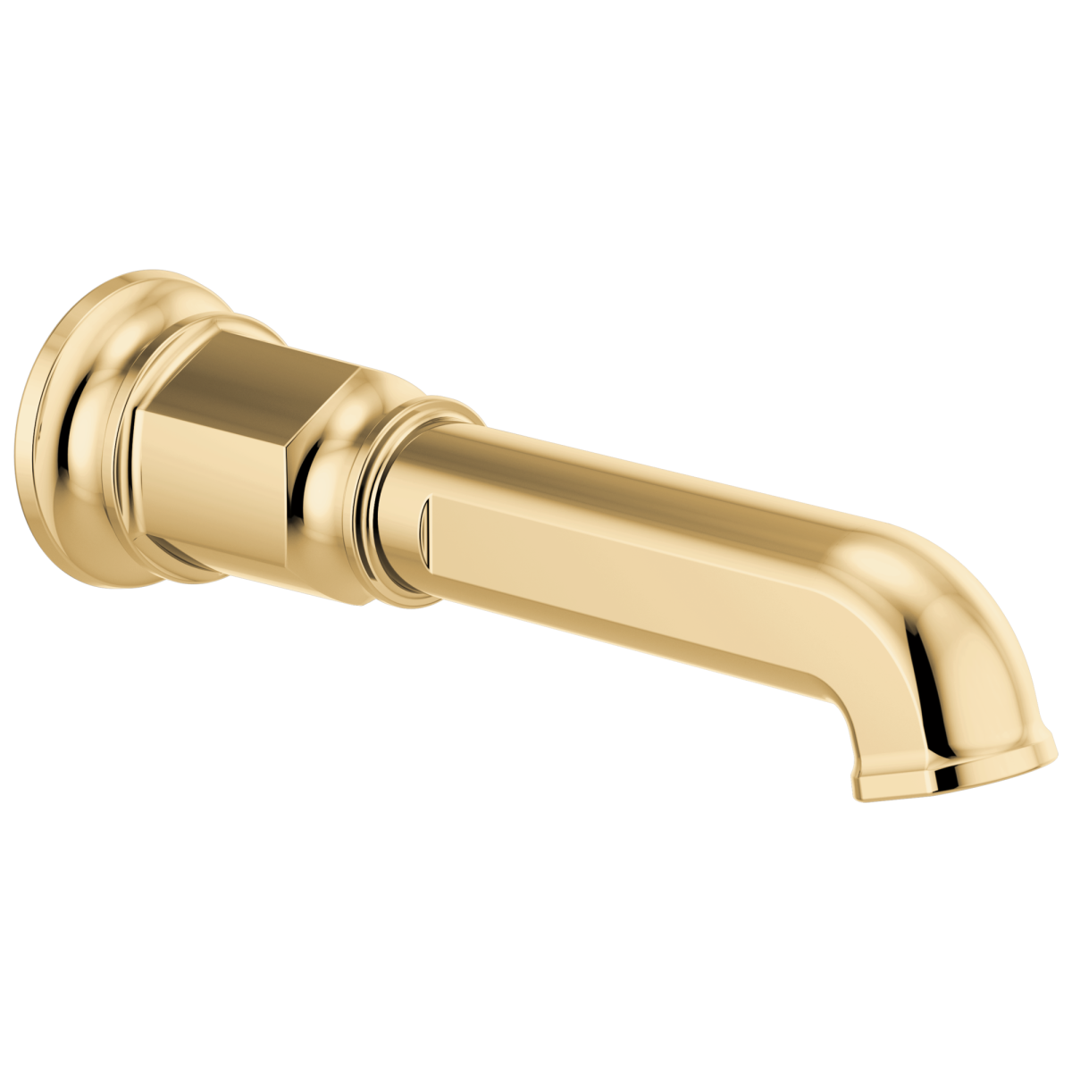 BRIZO Invari Non-Diverter Tub Spout — Polished Gold