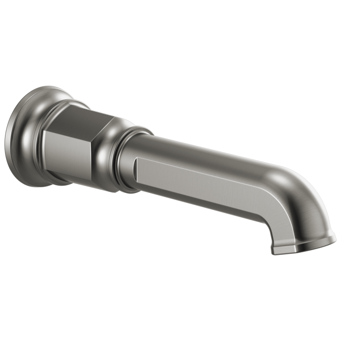 BRIZO Invari Non-Diverter Tub Spout — Luxe Steel