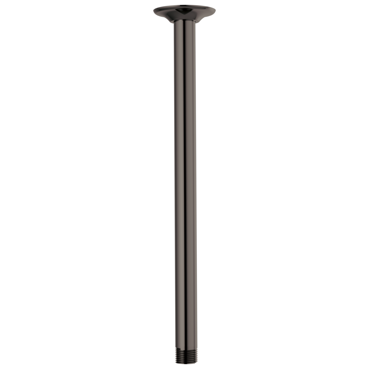 BRIZO Other 14" Ceiling Mount Shower Arm And Round Flange — Brilliance Black Onyx