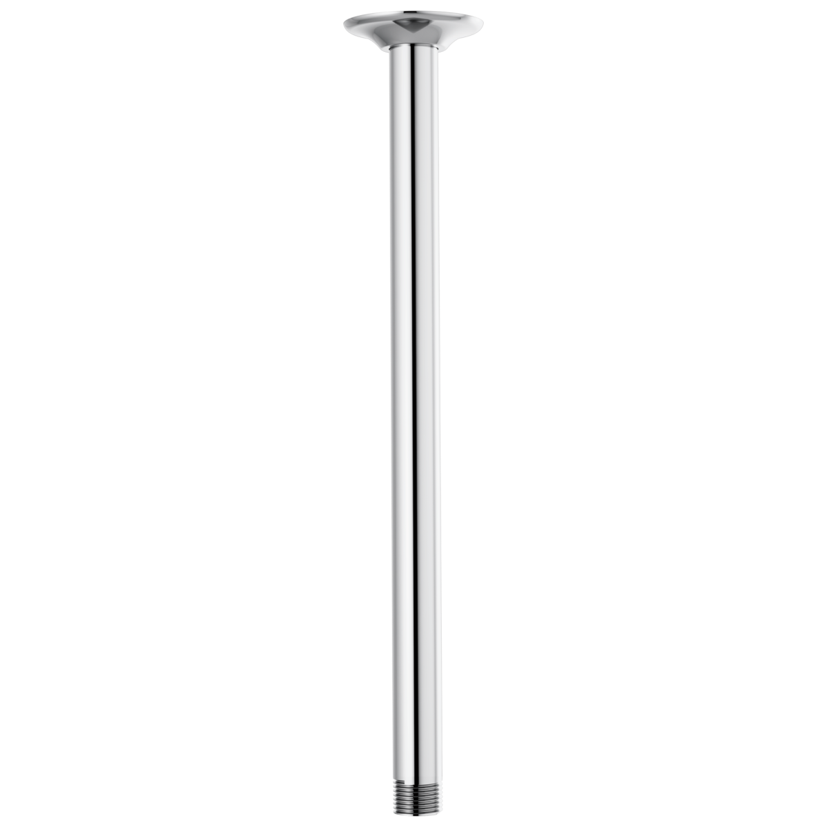 BRIZO Essential Shower 14" Ceiling Mount Shower Arm And Round Flange — Chrome