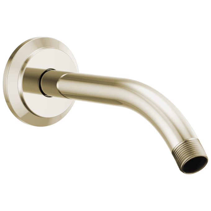 BRIZO Atavis Shower Arm and Flange — Polished Nickel
