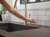 DELTA Emmeline Single Handle Pull-Down Kitchen Faucet — Lumicoat® Champagne Bronze