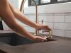 DELTA Emmeline Single Handle Pull-Down Kitchen Faucet — Lumicoat® Champagne Bronze
