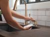 DELTA Emmeline Single Handle Pull-Down Kitchen Faucet — Lumicoat® Champagne Bronze