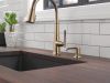 DELTA Emmeline Single Handle Pull-Down Kitchen Faucet — Lumicoat® Champagne Bronze