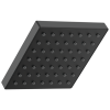 DELTA Modern Square Showerhead — Matte Black