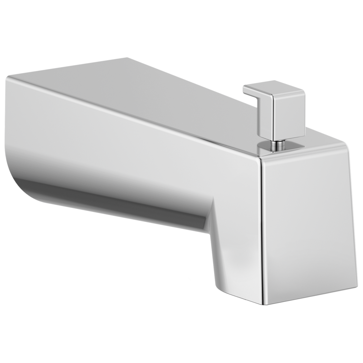 DELTA Modern Tub Spout - Pull Up Diverter — Chrome