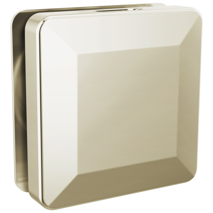DELTA Universal Showering Components Square Steam Head — Lumicoat® Polished Nickel