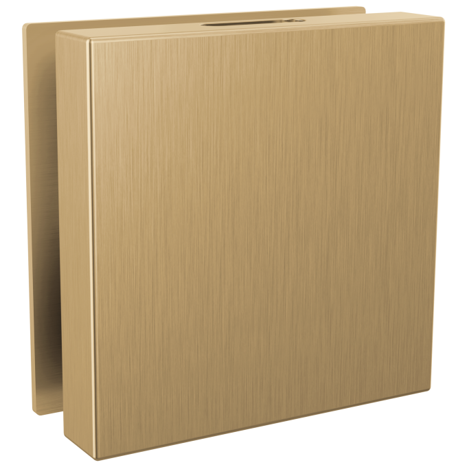 DELTA Universal Showering Components Contemporary Square Steam Head — Lumicoat® Champagne Bronze