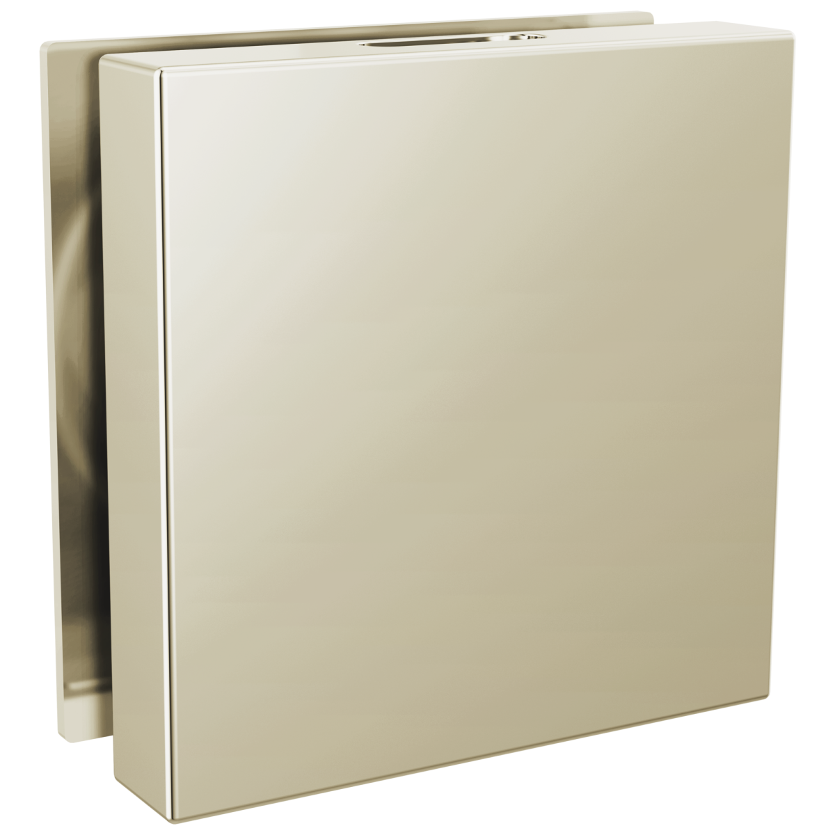 DELTA Universal Showering Components Contemporary Square Steam Head — Lumicoat® Polished Nickel