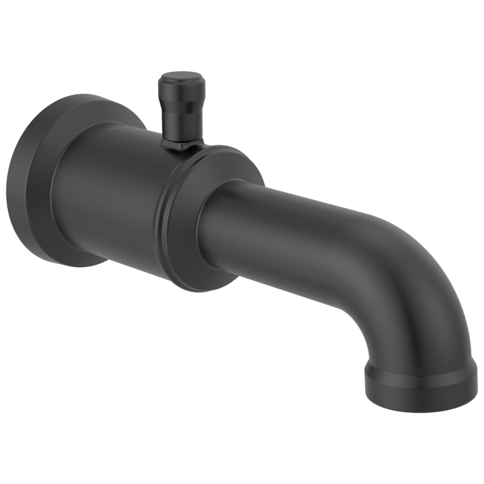 DELTA Broderick Diverter Tub Spout — Matte Black