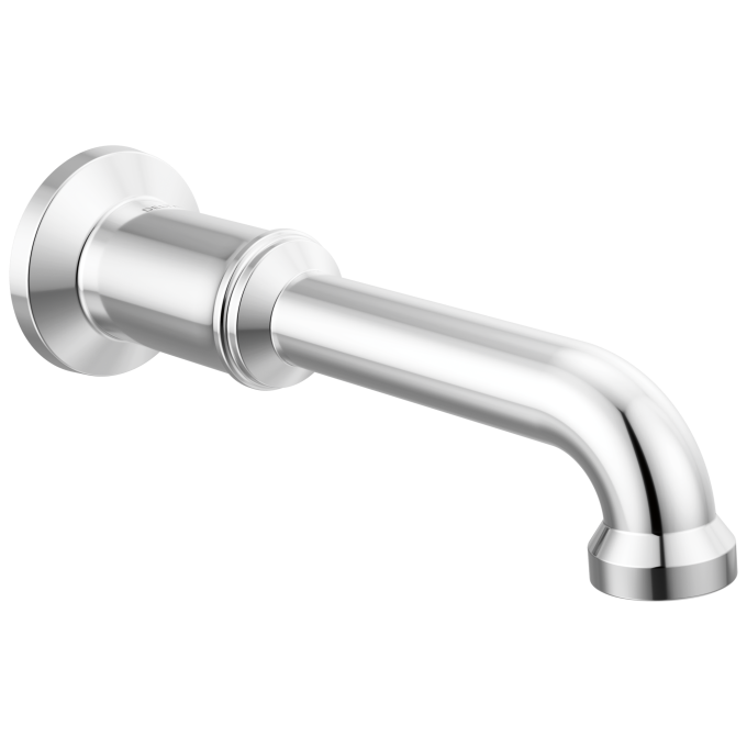 DELTA Broderick Non-Diverter Tub Spout — Lumicoat® Chrome