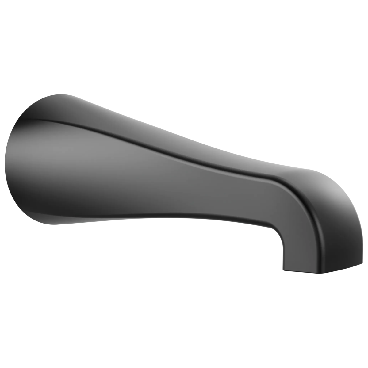 DELTA Lineax Non-Diverter Tub Spout — Matte Black