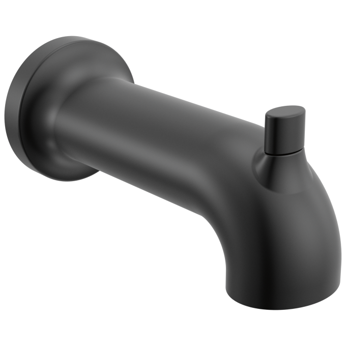 DELTA Altado Tub Spout Pull Up Diverter — Matte Black