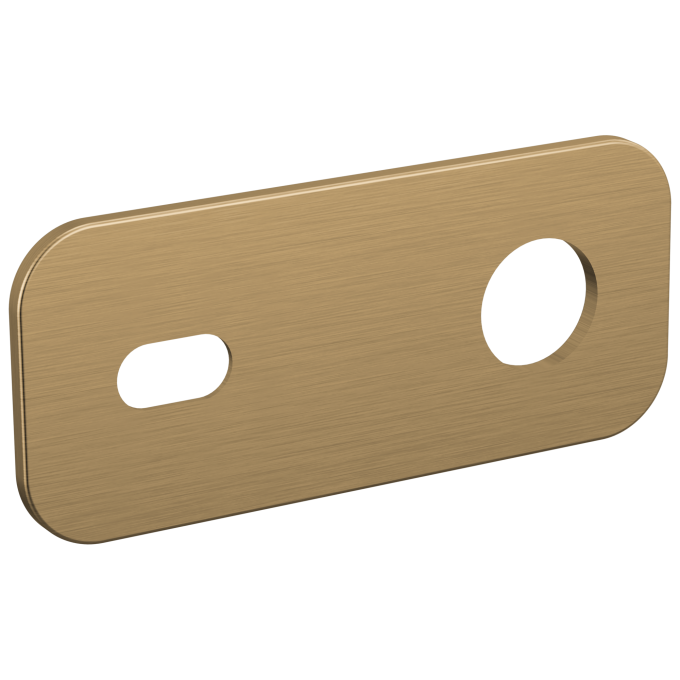 BRIZO Roccesco Optional Wall Plate Lavatory Escutcheon — Luxe Gold