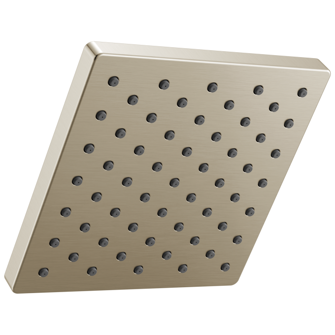 DELTA Universal Showering Components Single-Setting Shower Head — Spotshield Brushed Nickel