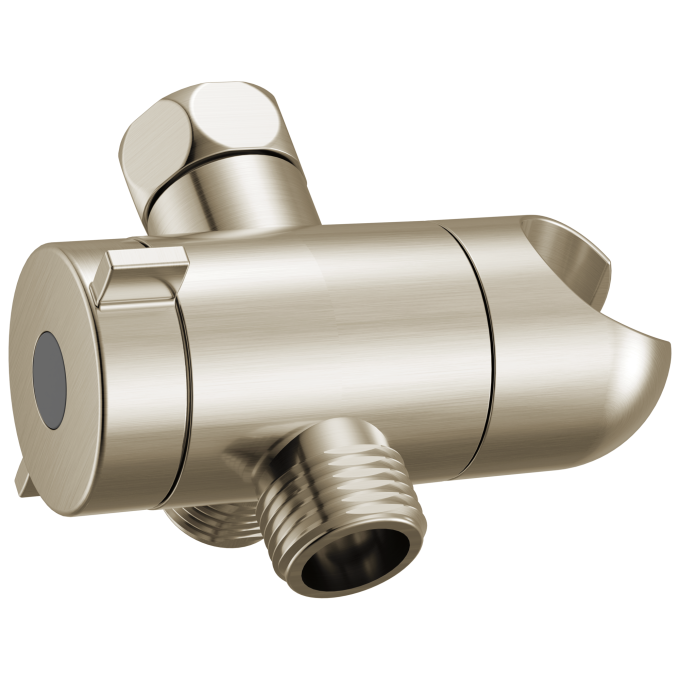 DELTA Universal Showering Components 3-way Shower Arm Diverter with Hand Shower Mount — Spotshield Brushed Nickel