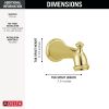 DELTA Victorian Tub Spout - Pull-Up Diverter — Polished Brass