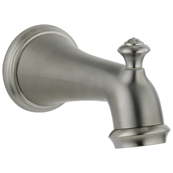 DELTA Victorian Tub Spout - Pull-Up Diverter — Stainless