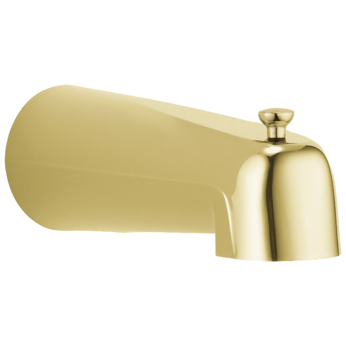DELTA Other Tub Spout - Pull-Up Long Diverter — Polished Brass