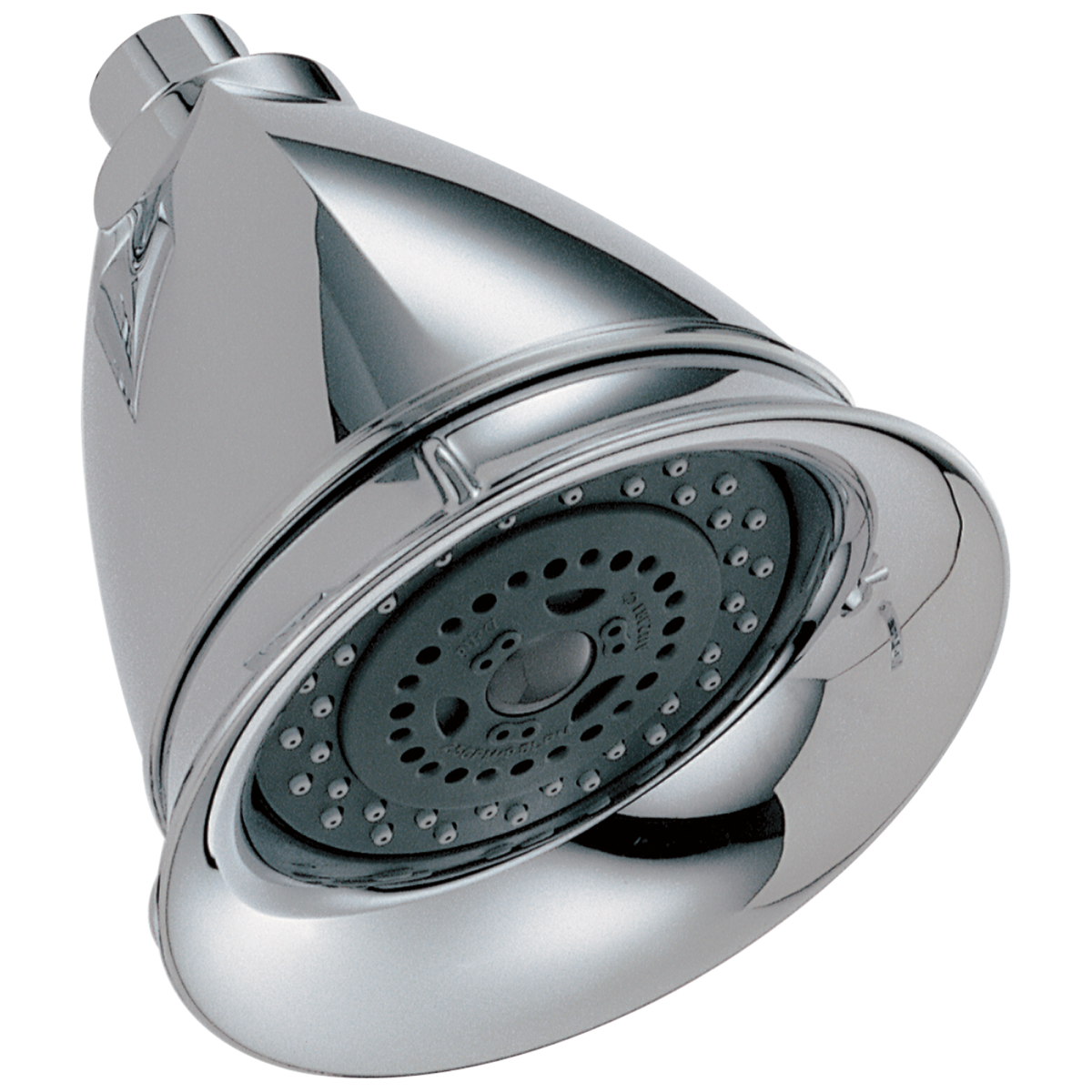 BRIZO Essential Shower 5" Classic Round H2Okinetic Multi-Function Wall Mount Showerhead — Chrome